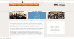 Desktop Screenshot of nak-gesangbuch.de