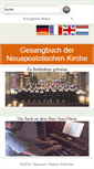 Mobile Screenshot of nak-gesangbuch.de